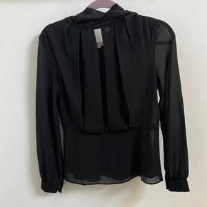 Black Blouse - Size S